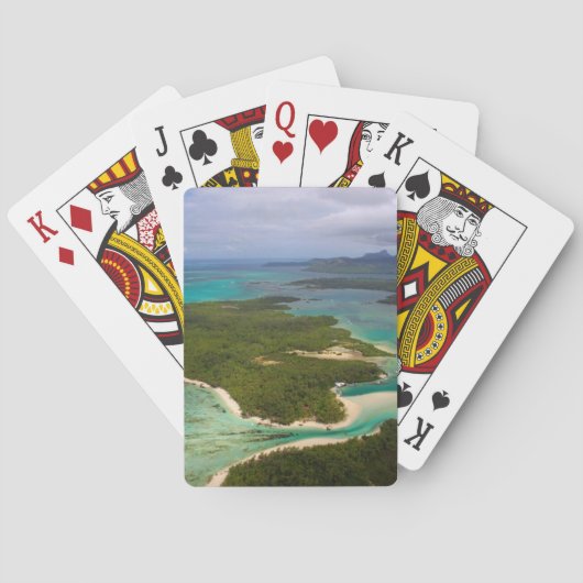 Ile Aux Cerfs, Mauritius Speelkaarten (Achterkant)