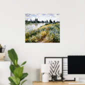 Ile aux Fleurs bij Vétheuil Poster (Thuiskantoor)