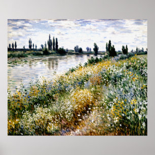 Ile aux Fleurs bij Vétheuil Poster