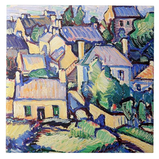 Ile de Brehat door Samuel Peploe, Tegeltje (Voorkant)