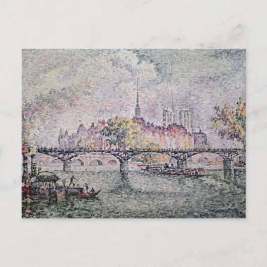 Ile de la Cite, Parijs, 1912 Briefkaart (Voorkant)