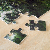 Île de la Grande Jatte Through Trees Monet Fine Legpuzzel (Zijkant)