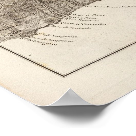 Ile de Mascareigne Poster (Hoek)