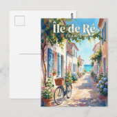 Île de Ré Frankrijk Briefkaart (Voorkant / Achterkant)