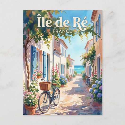 Île de Ré Frankrijk Briefkaart (Voorkant)