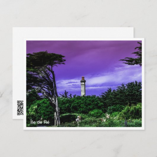 Île de Ré Frankrijk Briefkaart (Voorkant / Achterkant)