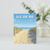 Île de Ré Frankrijk Reizen Briefkaart (Staand voorkant)