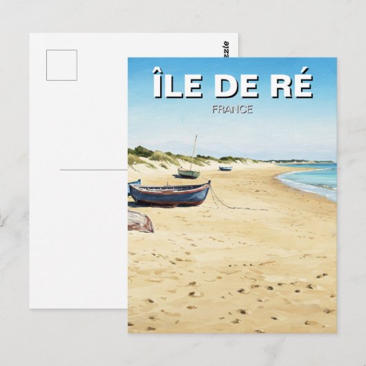 Île de Ré Frankrijk Reizen Briefkaart (Voorkant / Achterkant)