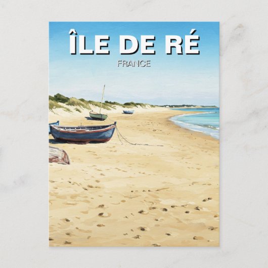 Île de Ré Frankrijk Reizen Briefkaart (Voorkant)