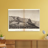 Ile de Staffa Canvas Afdruk (Insitu (Woonkamer))