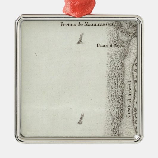 Ile d'Oleron Metalen Ornament (Voorkant)