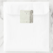 Ile d'Oleron Vierkante Sticker (Tas)