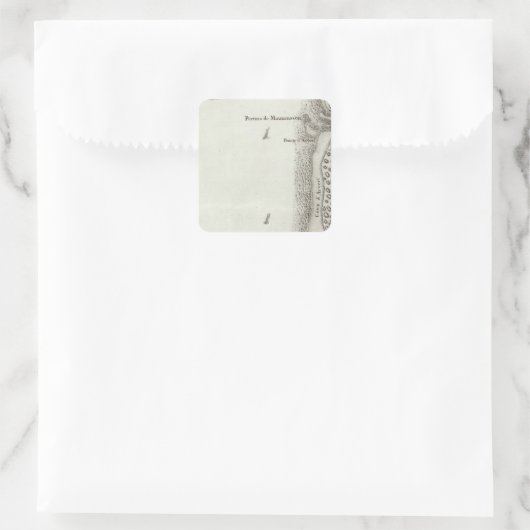 Ile d'Oleron Vierkante Sticker (Tas)