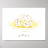 Île Flottante waterverf Poster (Voorkant)