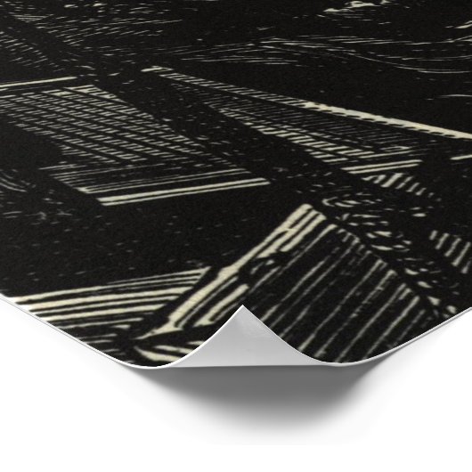 Ile Mysterieuse, Jules Verne The Mysterious Island Poster (Hoek)