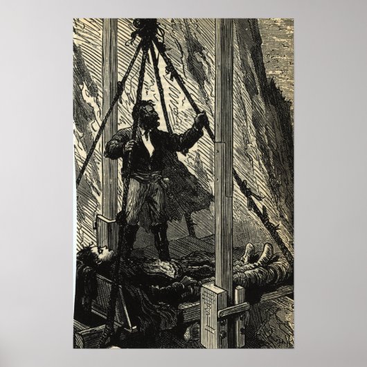 Ile Mysterieuse, Jules Verne The Mysterious Island Poster (Voorkant)