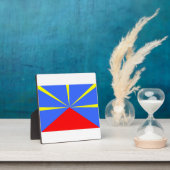 Ile Réunion 974 Réunion Eiland Vlag Maveli Fotoplaat (Insitu)