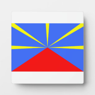 Ile Réunion 974 Réunion Island Drapeau Maveli Fotoplaat