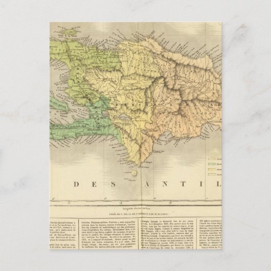 Ile St. Domingue of Haiti Briefkaart (Voorkant)