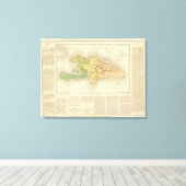 Ile St. Domingue of Haiti Canvas Afdruk (Insitu (Houten vloer))