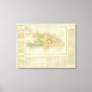 Ile St. Domingue of Haiti Canvas Afdruk