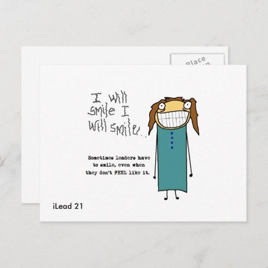 iLead-briefkaart Briefkaart (Voorkant / Achterkant)