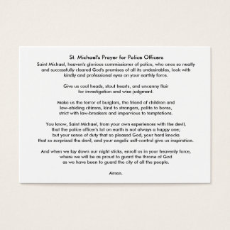 ILEFSA, Inc doorverwijzing / St Michael's Prayer K Visitekaartje