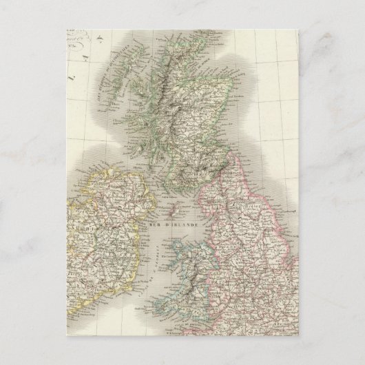 Iles Britanniques - Britse eilanden Briefkaart (Voorkant)