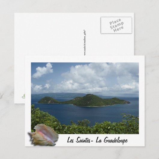 Ilets cabri- Les Saintes- Guadeloupes Briefkaart (Voorkant / Achterkant)