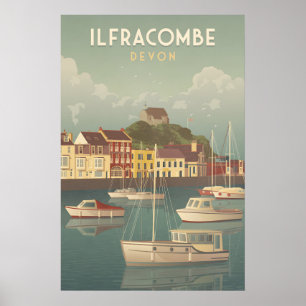 Ilfracombe Devon Reisposter Poster
