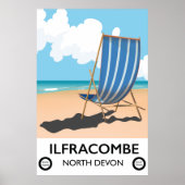 Ilfracombe North Devon reisposter Poster (Voorkant)