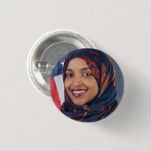 Ilhan Omar Button (Voorkant /achterkant)