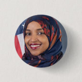 Ilhan Omar Button (Voorkant)