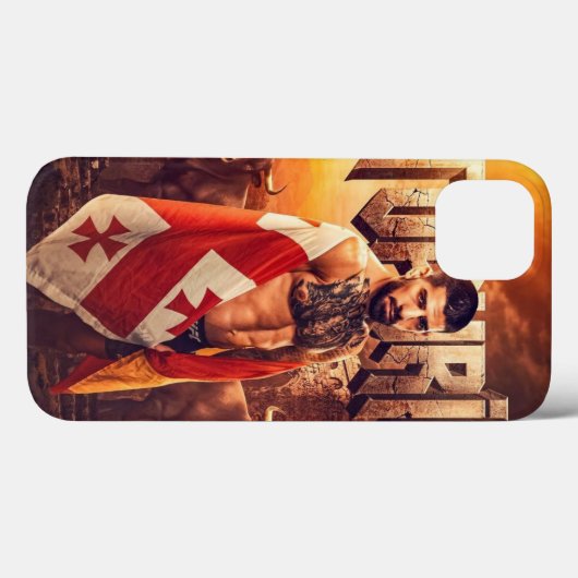 Ilia topuria Case-Mate iPhone case (Achterkant (horizontaal))