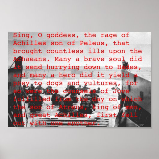 Iliad Poster (Voorkant)