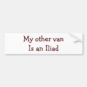Iliadbumper sticker (Voorkant)