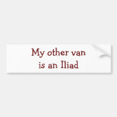 Iliadbumpersticker voor Odyssey Bumpersticker (Voorkant)
