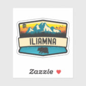 Iliamna, Alaska Sticker (Vel)