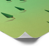 Iliamna Lake Alaska-kaart Poster (Hoek)