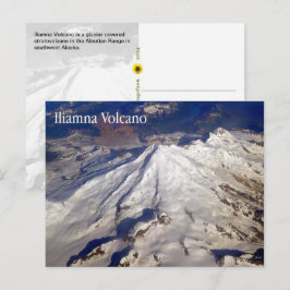 Iliamna-vulkaan, Aleutian-gebergte, AK - ansichtka Briefkaart
