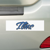 Ilias Name blue Aufkleber Sticker Autoaufkleber (Op auto)