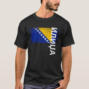 Ilidza Bosnië Vlag voor Bosnische Mannen Vrouwen K T-shirt