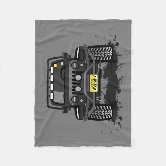 ilikejeeps fleece deken (Voorkant)