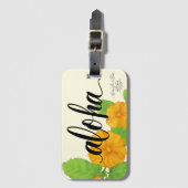 'Ilima Aloha Bag Label Bagagelabel (Voorkant (verticaal))