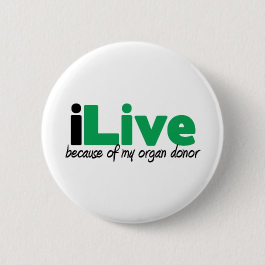 iLive-transplantatie Ronde Button 5,7 Cm (Voorkant)