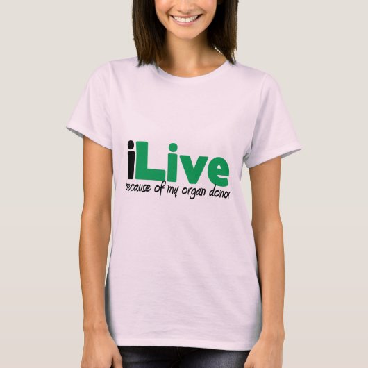 iLive-transplantatie T-shirt (Voorkant)