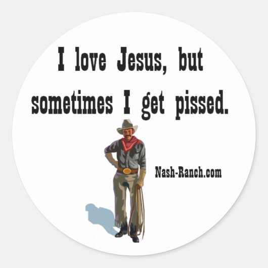 ILJB-pissed Sticker (Voorkant)