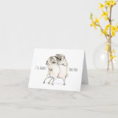 I'll Always Love You pug card Kaart (Gele Bloem)