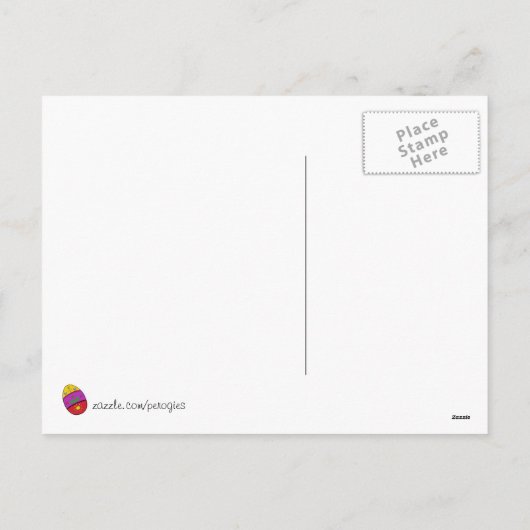 I'll be Home for Easter! Feestdagenkaart (Achterkant)