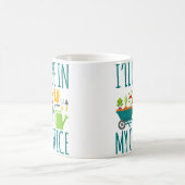 I'Ll Be In My Office Garden Funny Distressed Garde Koffiemok (Center)